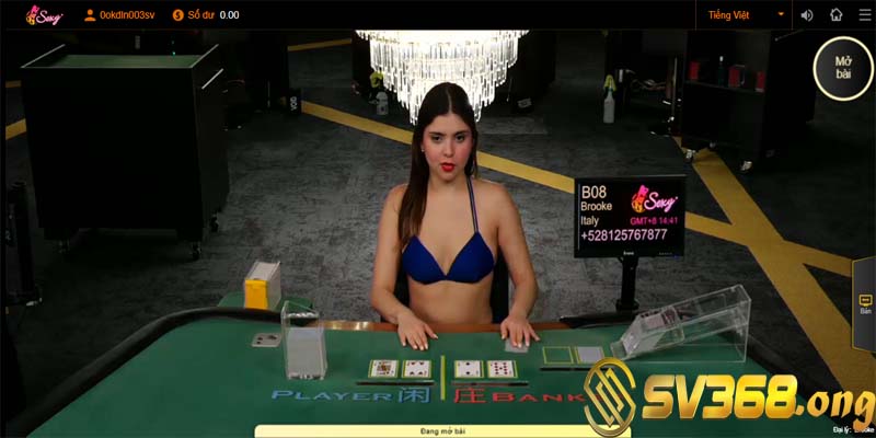 Casino sv368 - Cùng tham gia live casino với dealer cực xinh 4 Các trò chơi được cung cấp tại casino SV368 vô cùng đa dạng