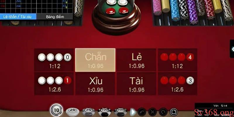 Soi cầu xóc đĩa theo dạng cầu bệt